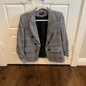 1. State Plaid Blazer